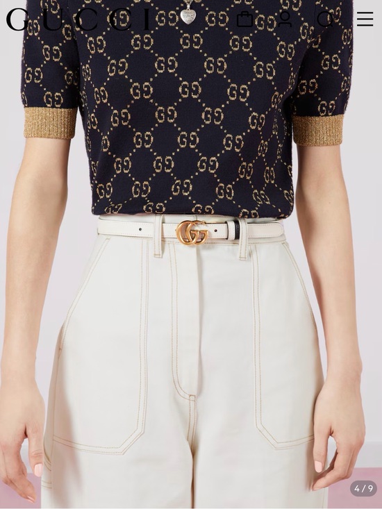 Gucci Accessories - Gucci Thin Leather Belt